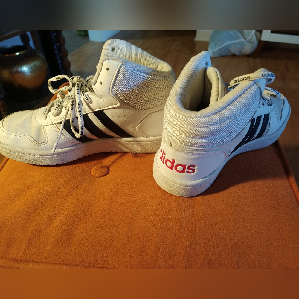 Adidas Big Kids Hoops 2.0 Mid Top Sneakers
